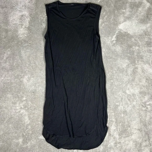 Lululemon Top Womens XS/M Black Breeze By Tunic Split Minimal Gym Active Hiking - Picture 4 of 10